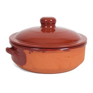 Gerim Stenen Ovenschaal/braadpan Met Deksel Salamanca 24 Cm - 4 Liter - Braadpannen