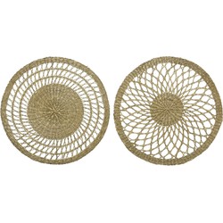 Placemat sea grass dia38-H0.01cm natural - Ksd