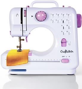 Crafts & Co Crafts&co Naaimachine Voor Beginners - 12 Ingebouwde Steken