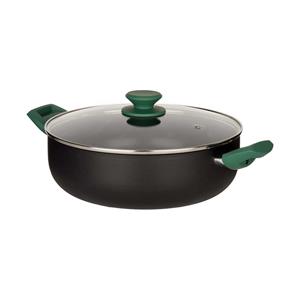 Kinvara Kookpot Zwart Groen Aluminium (7 L)