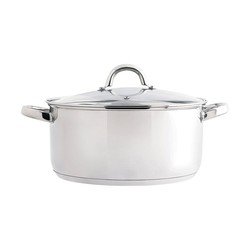 Quid Kochtopf »Topf mit Deckel Quid Metall Stahl 24 cm Kochtopf Gemüsetopf«