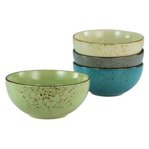 CreaTable Geschirr-Set »Nature Collection - Buddhabowl, Geschirrset, Bowl-Set 4 teilig« (4-tlg), 4 Personen, Steinzeug