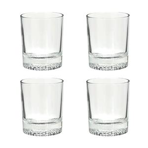 Secret de Gourmet  Whisky Tumbler Glazen - 4x - Transparant - 300 Ml - Whiskeyglazen