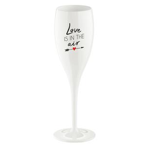KOZIOL Sektglas »Cheers No. 1 Love Is In The Air, 100 ml«, Kunststoff