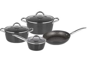 Michelino Topf-Set »Kochtopf-Set 7-tlg. EDS-Griffe«, Metall (7-tlg)