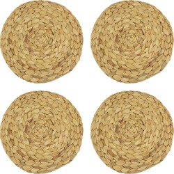 Krumble Placemat geweven rond - 30 cm - set van 4