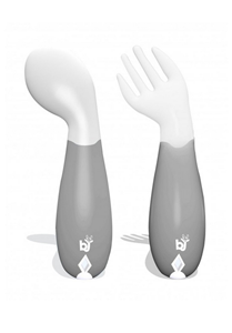 Lepel&Vork Babyjem Angled Wit