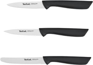 Tefal Messer-Set K2733S Colorfood, (Set, 3 tlg.), deutscher Edelstahl, korrosionsbeständig, ergonomisch, sicher