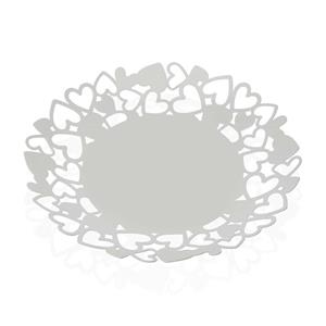 Obstschale Versa Kamira Weiß Metall Stahl (29 X 4,5 X 29 Cm)
