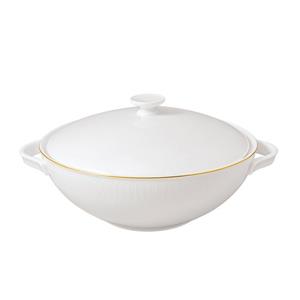 Villeroy & Boch Signature Suppenschüssel »Château Septfontaines Terrine, 2200 ml, weiß/gold«, Porzellan, (1-tlg)