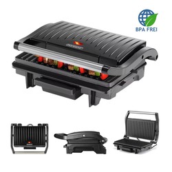 Monzana Contactgrill Zwart 750W