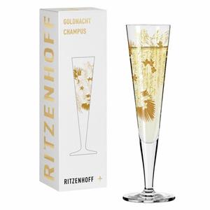 Ritzenhoff Champagnerglas »Goldnacht 032«, Kristallglas, Made in Germany