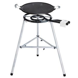 PAELLA WORLD Gasgrill »Paella-Grill-Set inkl. Grillplatte aus Gusseisen Dreibein«, höhenverstellbar, in verschiedenen Größen