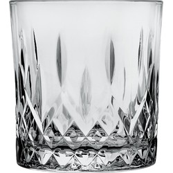Clayre & Eef Waterglas 280 Ml Grijs Glas Drinkbeker Drinkglas Grijs Drinkbeker Drinkglas