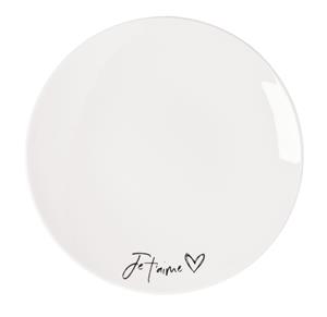 Villeroy & Boch Geschirr Statement Frühstücksteller Je taime 21 cm (weiss)