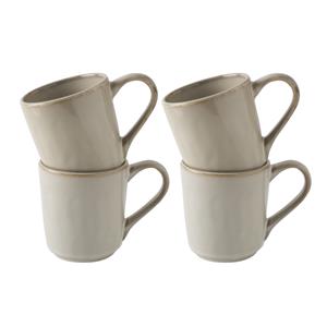 DUTCH ROSE AMSTERDAM Becher Dutch Rose Amsterdam Organic, Steinzeug, handgefertigt, 4-teilig