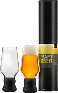 Eisch Bierglas »Craft Beer Becher«, Kristallglas, bleifrei, 450 ml, 2-teilig