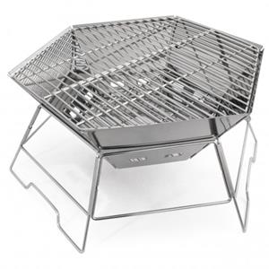 Origin Outdoors Hexagon - RVS Grill en Vuurschaal