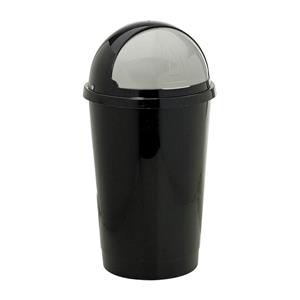 Xenos Afvalton bullit - 50 liter - zwart