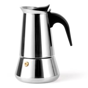 Leopold Vienna  Espressomaker Trevi 4-kops - Rvs