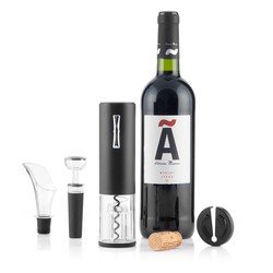 Innovagoods Oplaadbare elektrische kurkentrekker met wijnaccessoires Corklux 