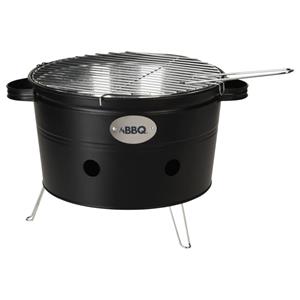 Pro Garden ProGarden Barbecue emmer met 2 handvatten 34,5 cm matzwart