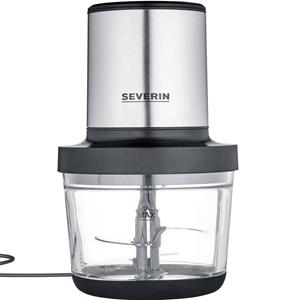 Severin KM 3867 Hakmachine 400 W Zwart (mat), RVS (geborsteld), Glas