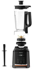 Krups Blender KB9158 InfinyMix 1,75 l tritan-container, inclusief stamper en receptenboek, 35.000 toeren/min.
