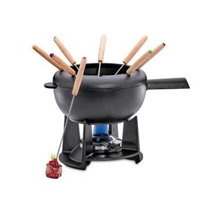 Spring Fondue  Fondue-Garnitur SAAS-FEE Gusseisen