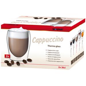 Scanpart Geschirr-Set  2790000076 Thermo-Glas Cappuchino 300 ml 2 Stück