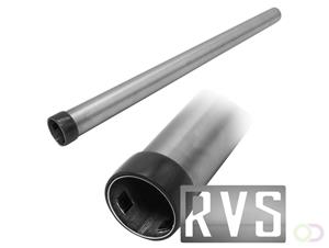 Stofzuiger zuigbuis  met ring RVS 32mm