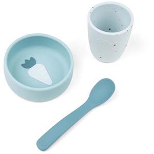 Done by Deer Silicone first meal set Blue