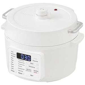 WOOZOO by Ohyama PC-MA3 Multicooker Wit Timerfunctie, Automatische temperatuuraanpassing, Multifunctie, Oververhittingsbeveiliging, Rijstkookfunctie, Met