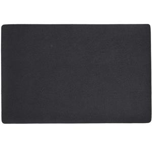 Zeller 1x Placemats Lederlook - 45 X 30 Cm - Zwart - Placemats