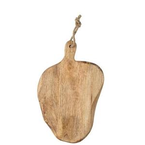 J-Line Snijplank Ovaal Organic Hout Large