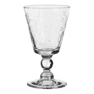 Depot Weinglas Weinglas Flower, 100% Glas, aus Glas, Ø 8 Zentimeter, H 13 Zentimeter