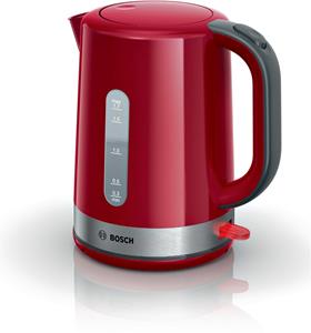 Bosch TWK6A514 Waterkoker Snoerloos, Oververhittingsbeveiliging Rood