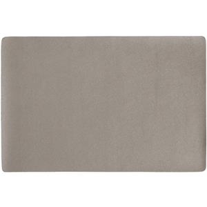 Zeller 1x placemats lederlook - 45 x 30 cm etallic taupe - Placemats