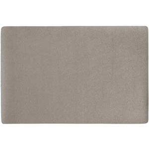 Zeller 1x placemats lederlook - 45 x 30 cm etallic taupe - Placemats