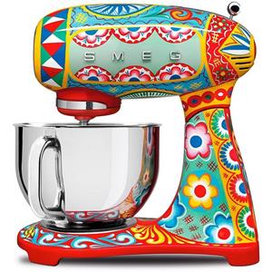 SMEG Dolce & Gabbana Keukenmachine Keukenmachine, 800 W, Gedecoreerd/ Speciaal, Jaren 50, Sicily is my love, Smeg & Dolce&Gabbana