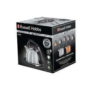 Russell Hobbs Waterkoker K65 Anniversary 25860-70 - Geborsteld roestvrij staal - 2400 W