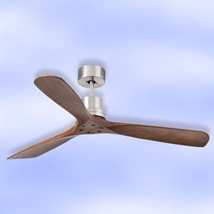 FARO BARCELONA Deckenventilator Lantau, Remote, walnuss/stahl