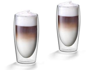 Scanpart cafe latte thermo glazen A2 35cl Koffie accessoire Transparant