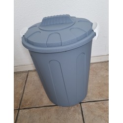 generiek MaxiTon afvalemmer afvalbak met deksel 23 liter polypropyleen blauw