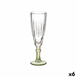 Vivalto Champagnerglas Exotic Kristall Grün 6 Stück (170 Ml)