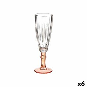 Vivalto Champagneglas Exotic Kristal Zalm 6 Stuks (170 ml)