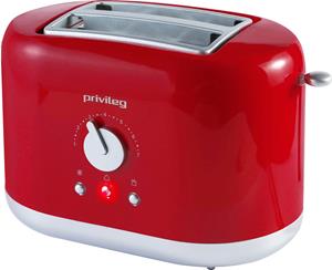 Privileg Toaster PT2870RPH, 2 kurze Schlitze, 870 W