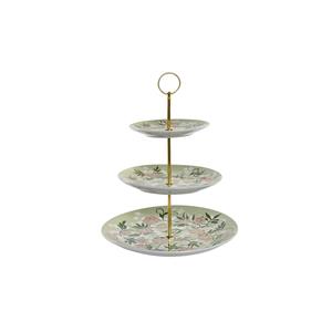 Obstschale Dkd Home Decor Porzellan Metall (27 X 27 X 34 Cm)