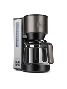 Black + Decker Filterkaffeemaschine BXCO1000E, 1,25l Kaffeekanne, Permanentfilter