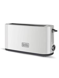 black&decker 1 Steckplatz 1000w weißer Toaster - bxto1001e - black+decker